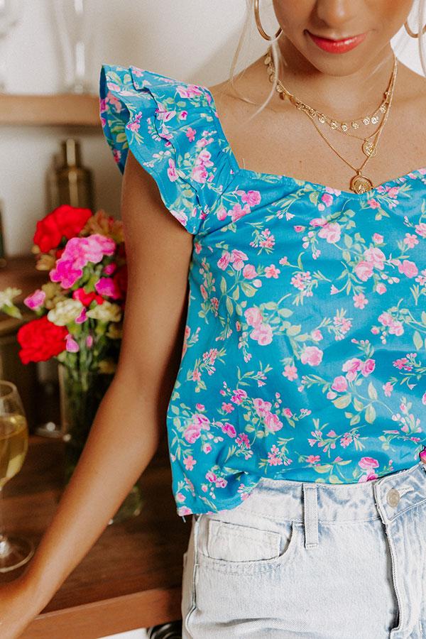 Sweet And Casual Floral Top Product Image