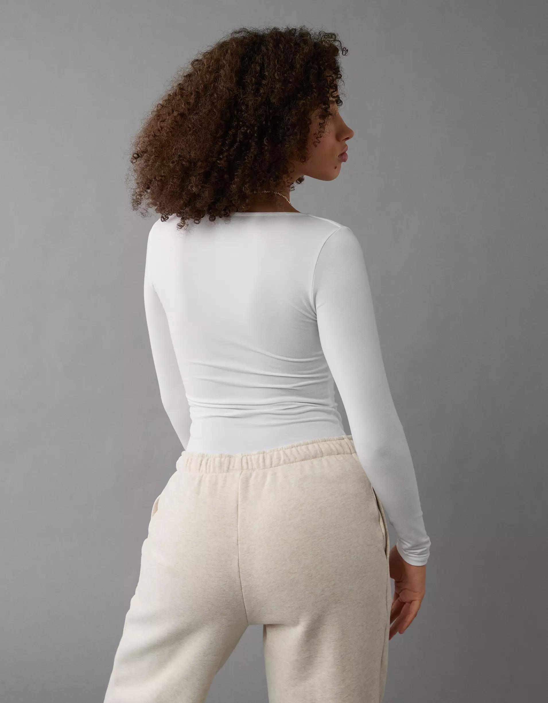 AE Long-Sleeve V-Neck Bodysuit Product Image