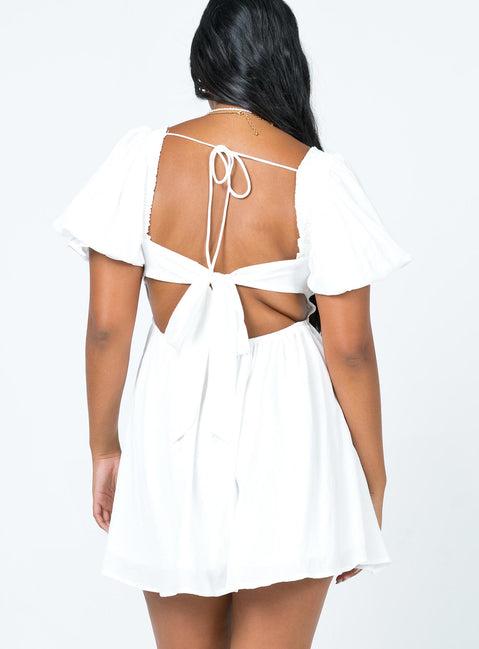 Dani Mini Dress White Product Image