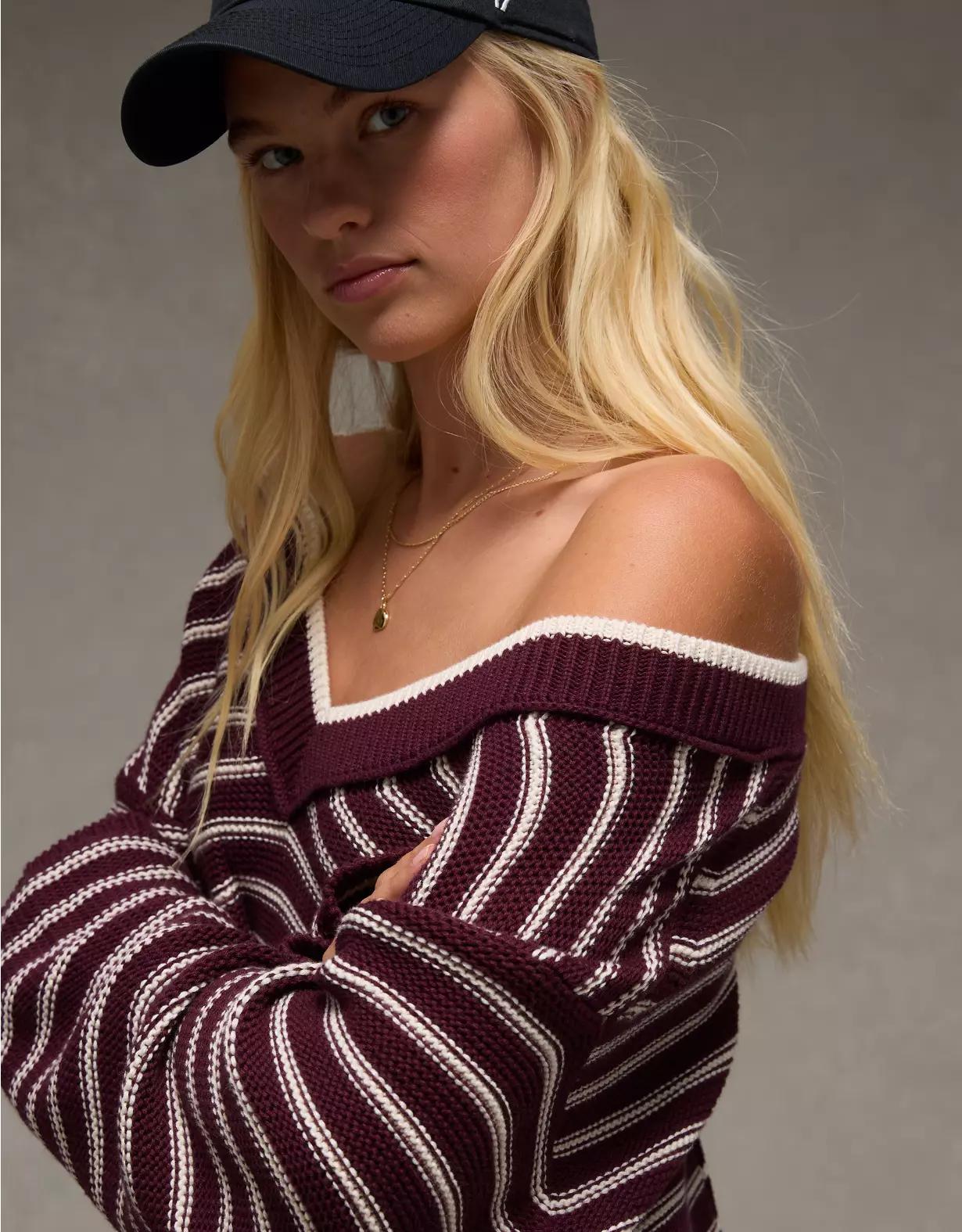 AE Big Hug V-Neck Sweater Product Image