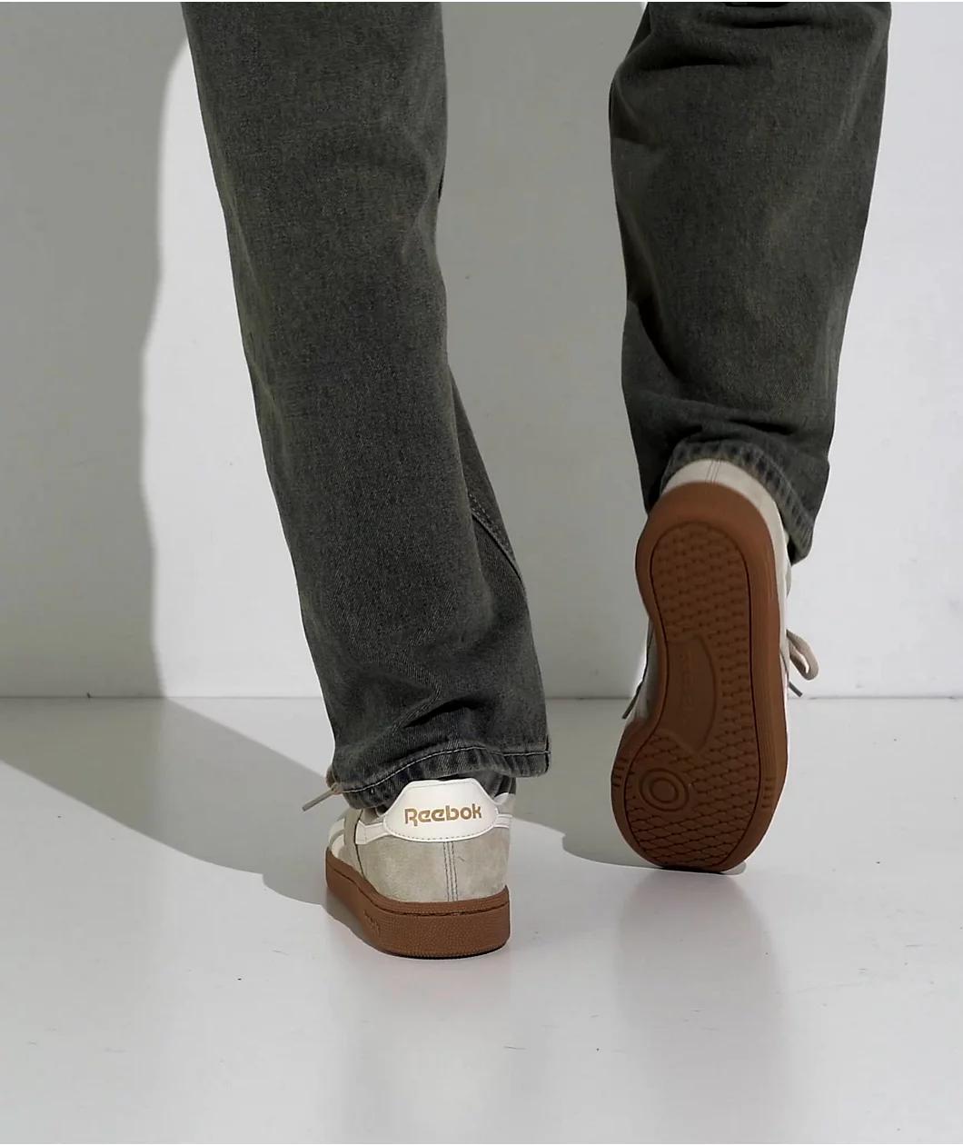 Reebok Club C Grounds UK Classic Beige & Gum Shoes Product Image