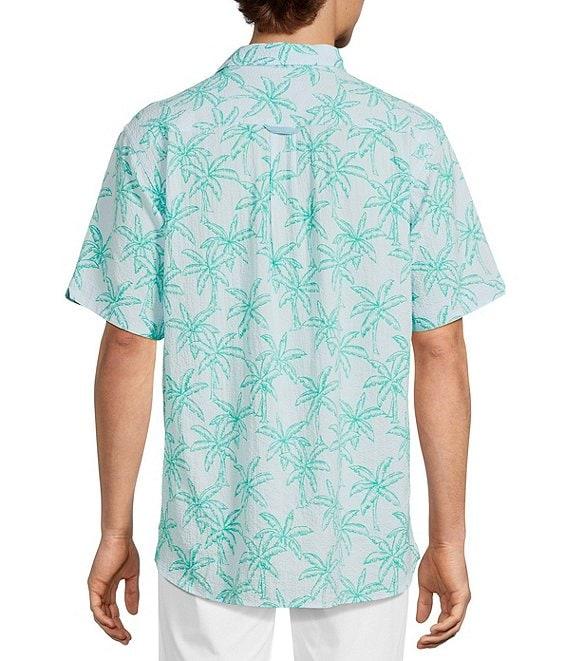Tommy Bahama Nova Wave Royal Palmetto Short Sleeve Woven Shirt Product Image