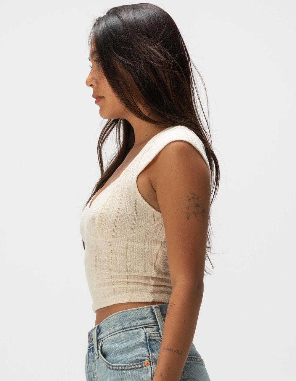 BILLABONG Ivy Womens Top - OFF WHITE Product Image