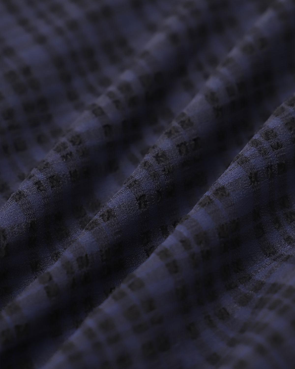 Black Deep V Neck Plaid Tankini Swimsuit Product Image