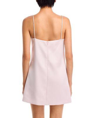 Satin Diamante Mini Dress Product Image