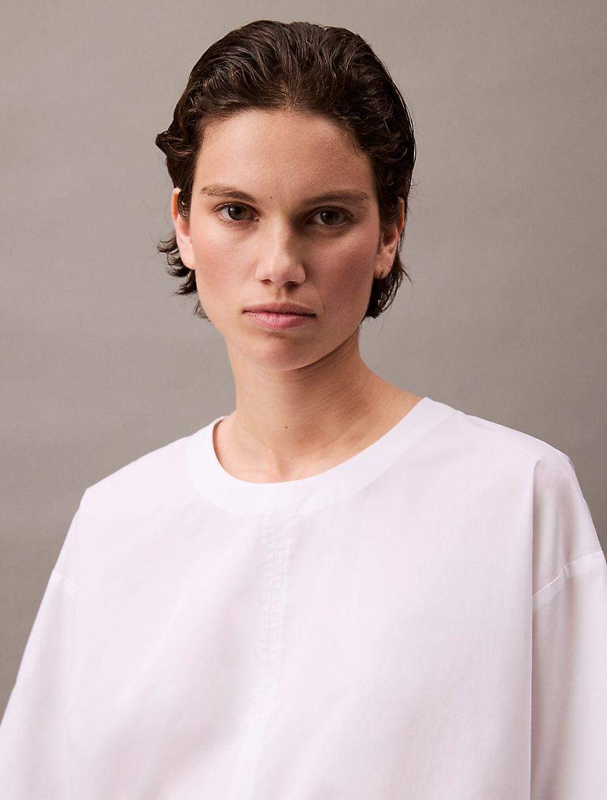 Cotton Relaxed Mini T-Shirt Dress Product Image