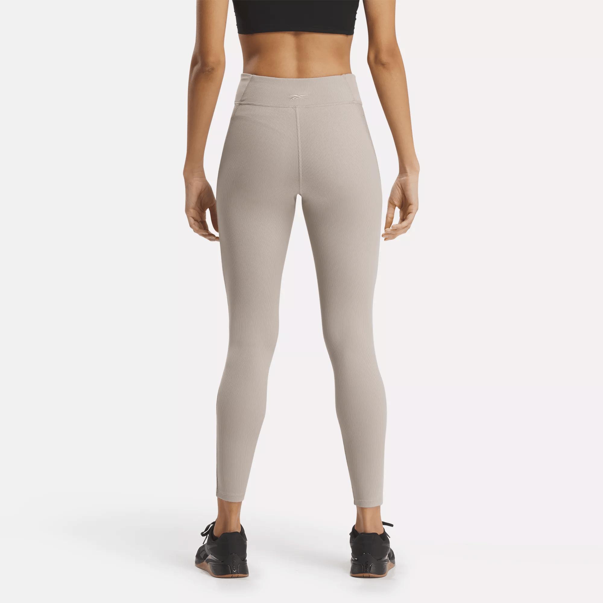 Women's Studio Ribbed High-Rise Leggings Female Product Image
