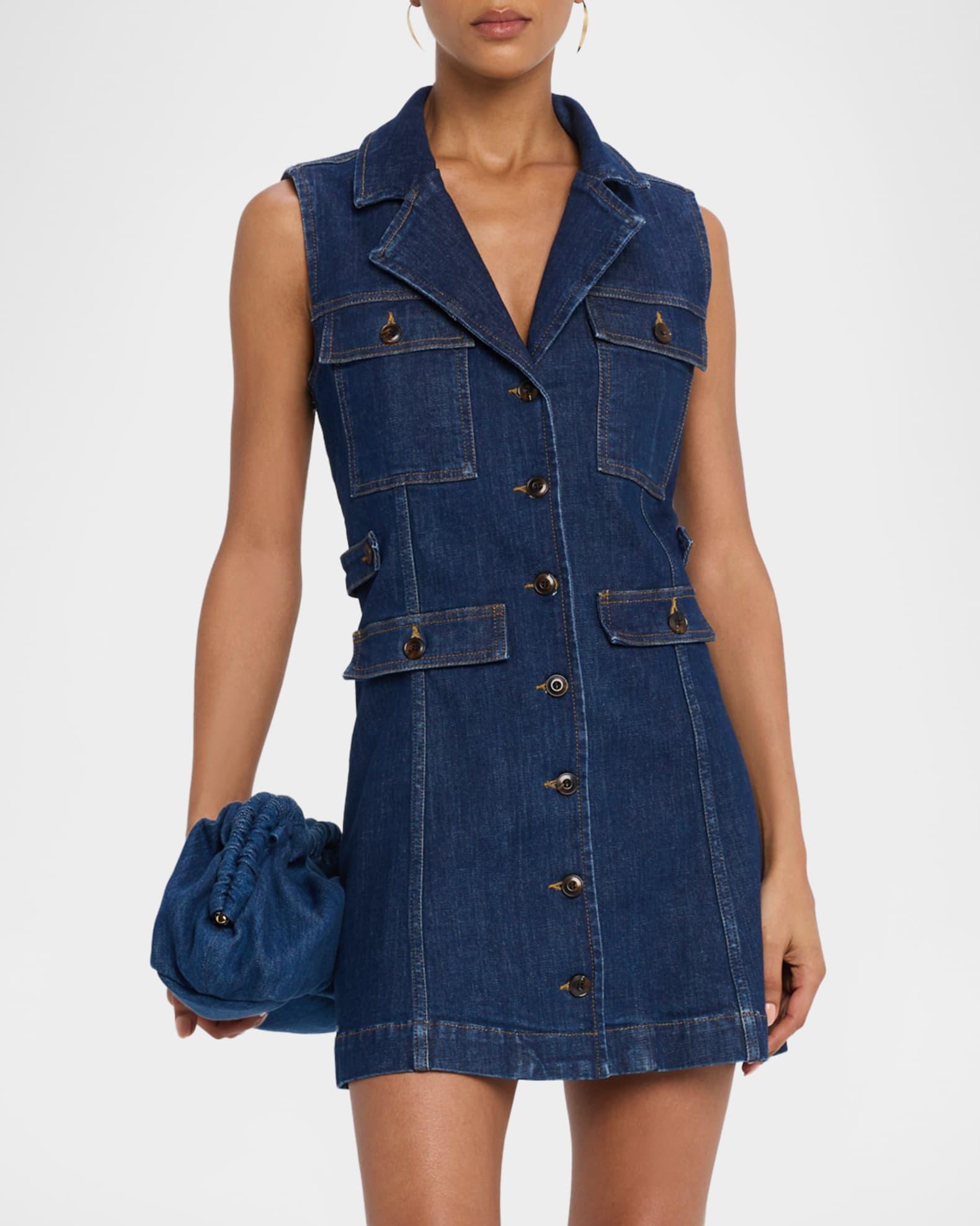 Andria Denim Shirtdress Product Image