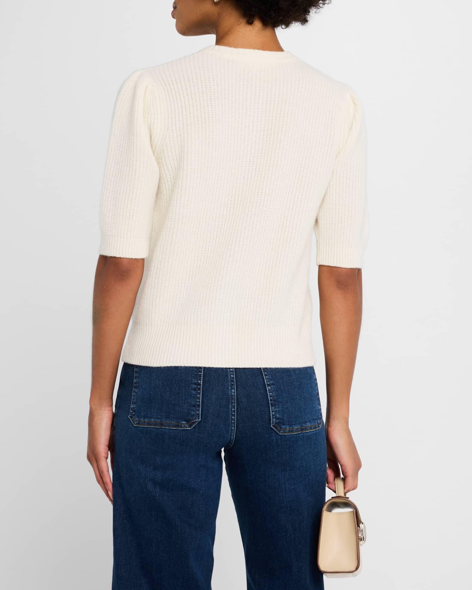 Shrunken Short-Sleeve Cardigan Product Image