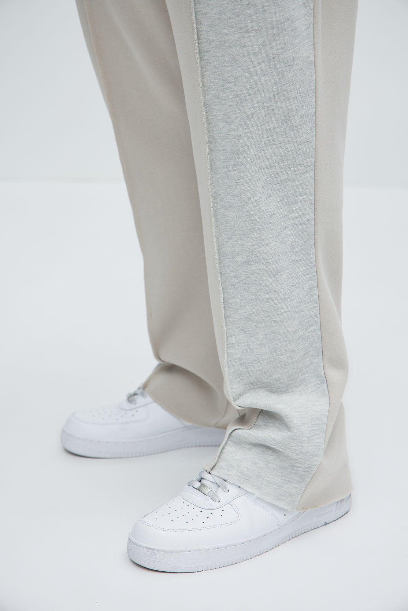 Block The Fear Sweatpants - Grey Product Image