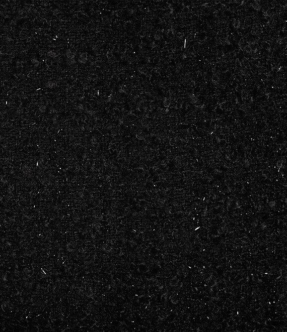 WAYF Callie Boucle Boat Neck Sleeveless Open Back Mini Dress Product Image