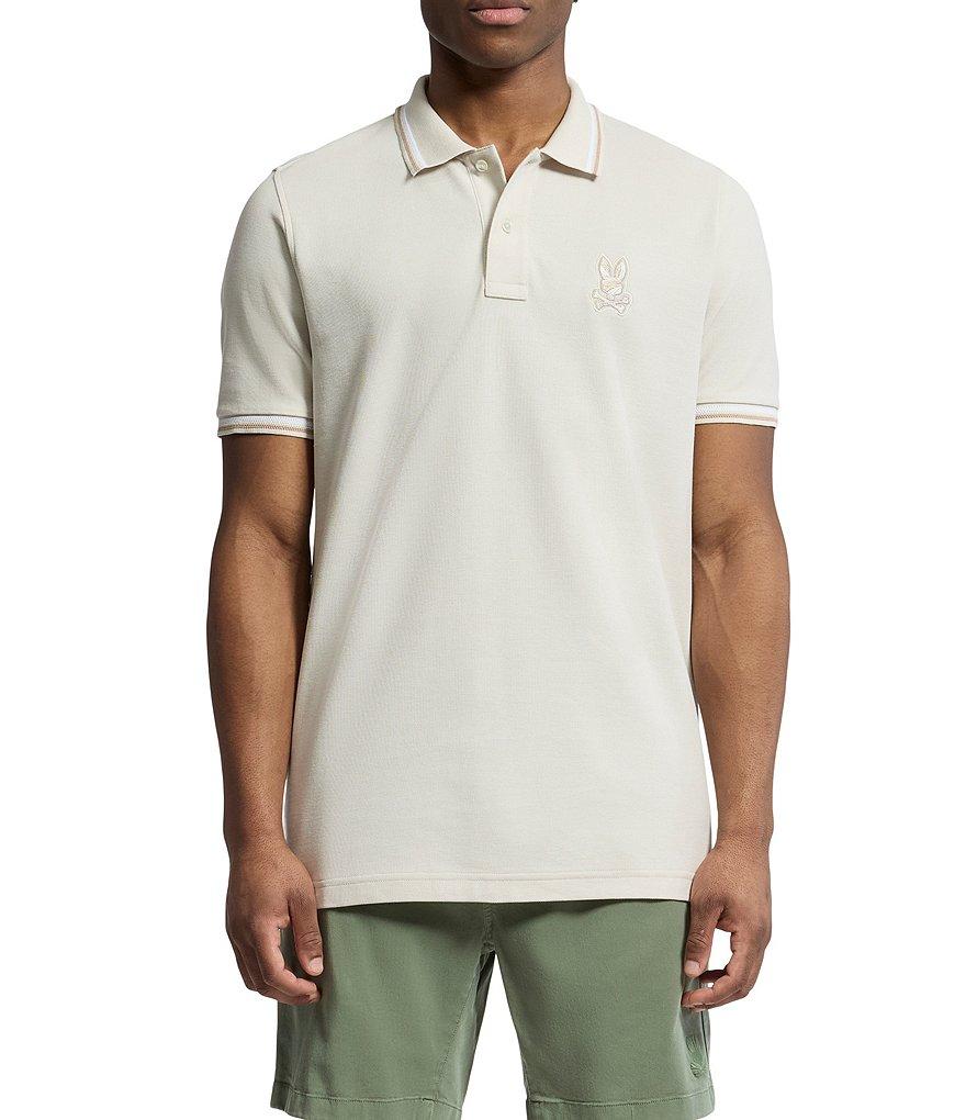Psycho Bunny Baxter Pique Short Sleeve Polo Shirt Product Image