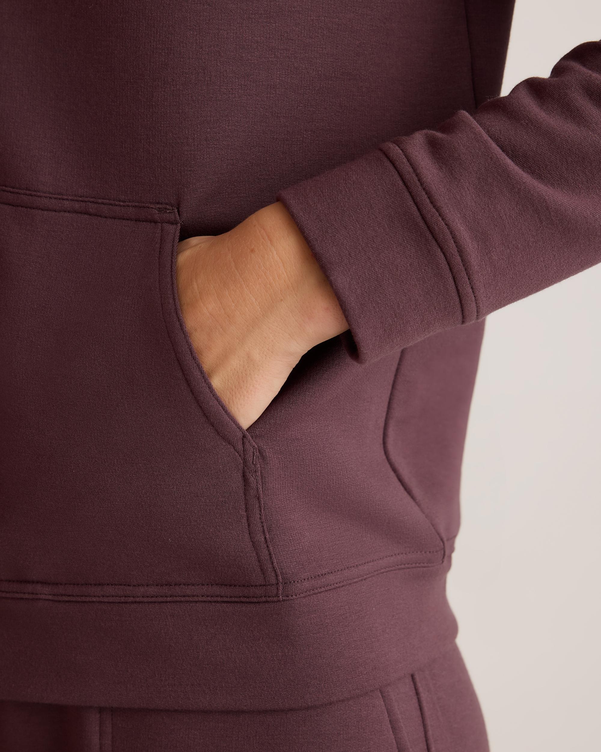 Quince | Women's SuperSoft Fleece Zip Up Hoodie Size XS, Lenzing Modal Product Image