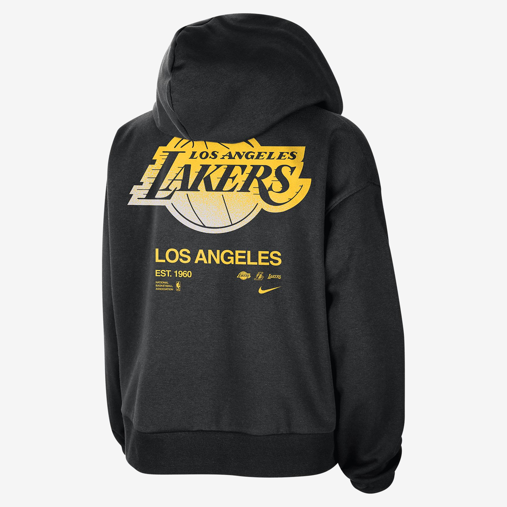Los Angeles Lakers Standard Issue Women's Nike Dri-FIT NBA Pullover Hoodie Product Image