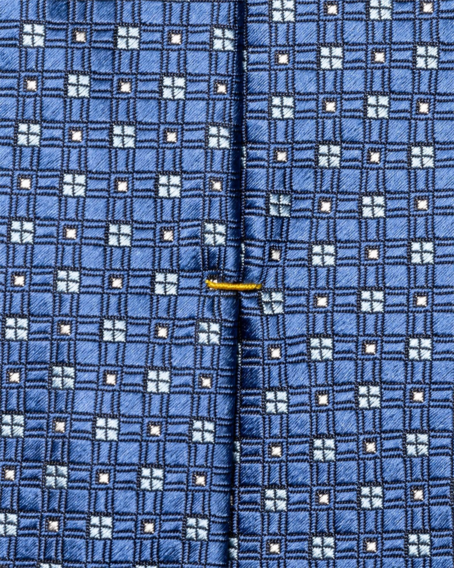 Men's Micro-Square Woven Silk Tie Product Image