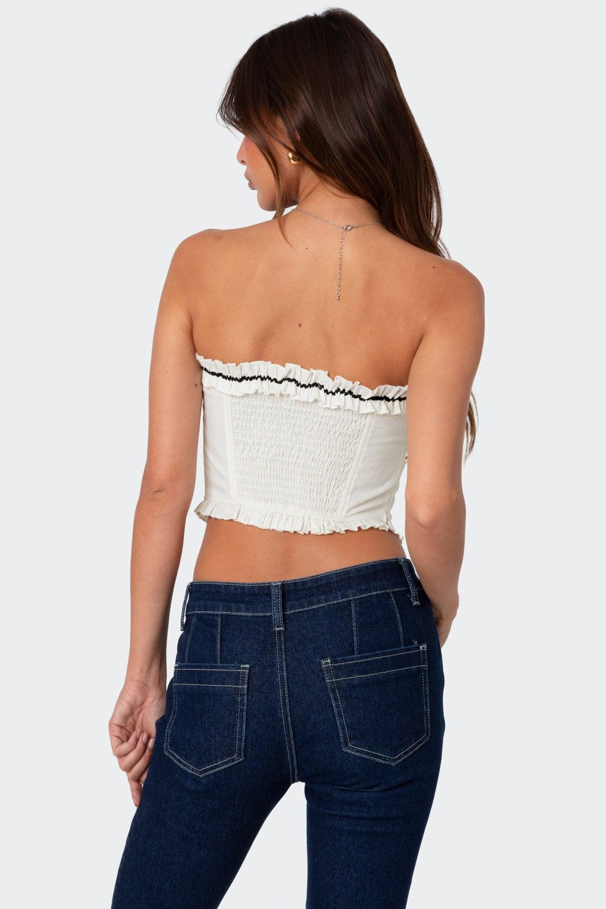 Coralie Ruffled Corset Product Image