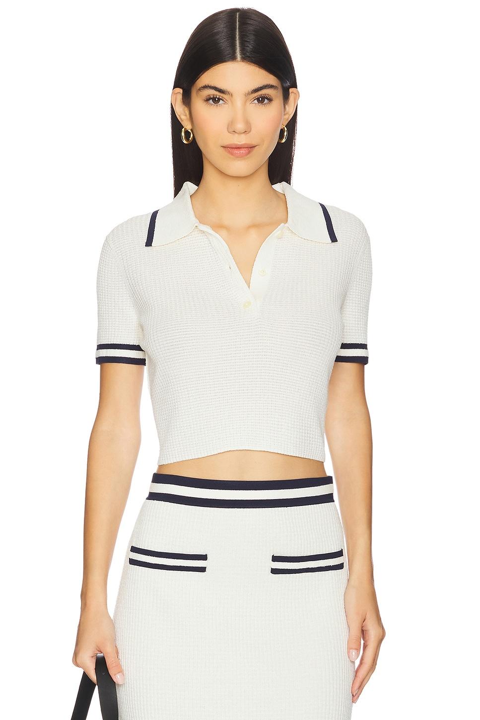 Whitten Short Sleeve Polo SIMKHAI Product Image