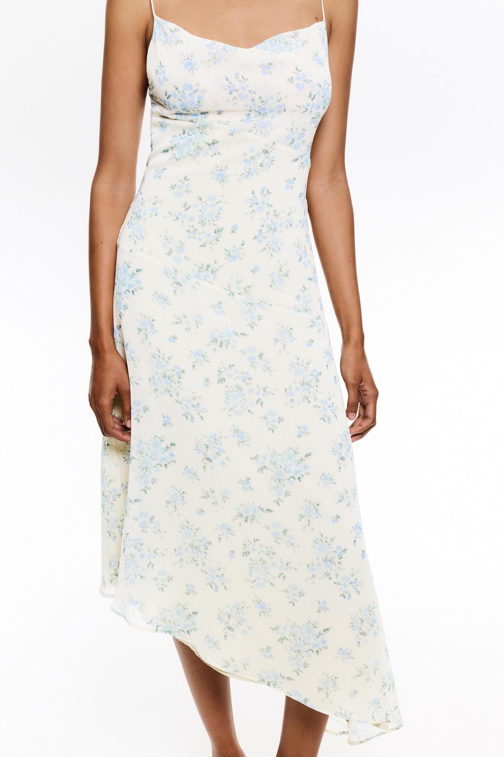 Floral strappy midi dress Product Image