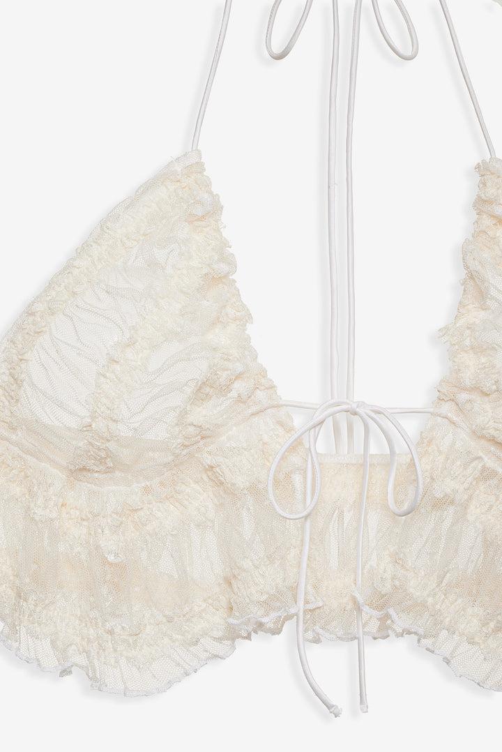 Romy Bralette Top — White Product Image