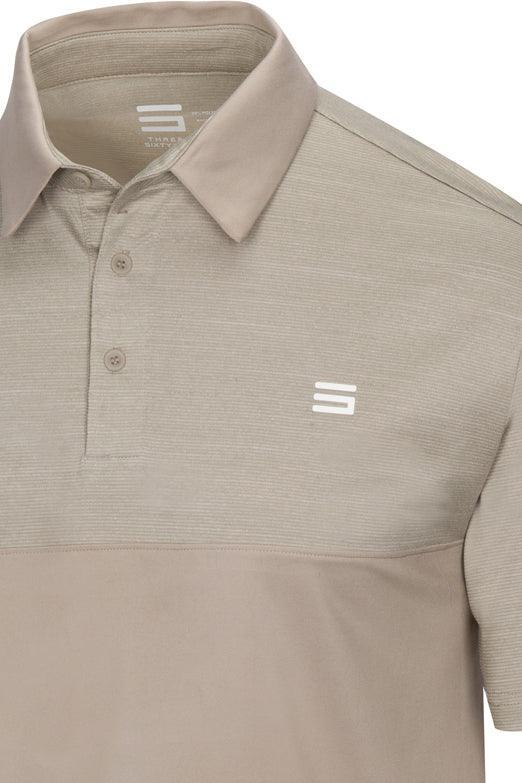 Three Sixty Six Men's Heathered Two-Tone Golf Polo Male Product Image