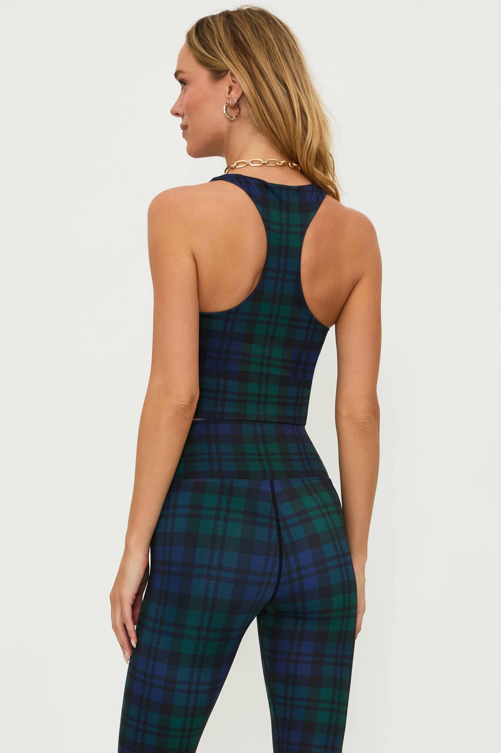 Yara Top Wintergreen Plaid Product Image