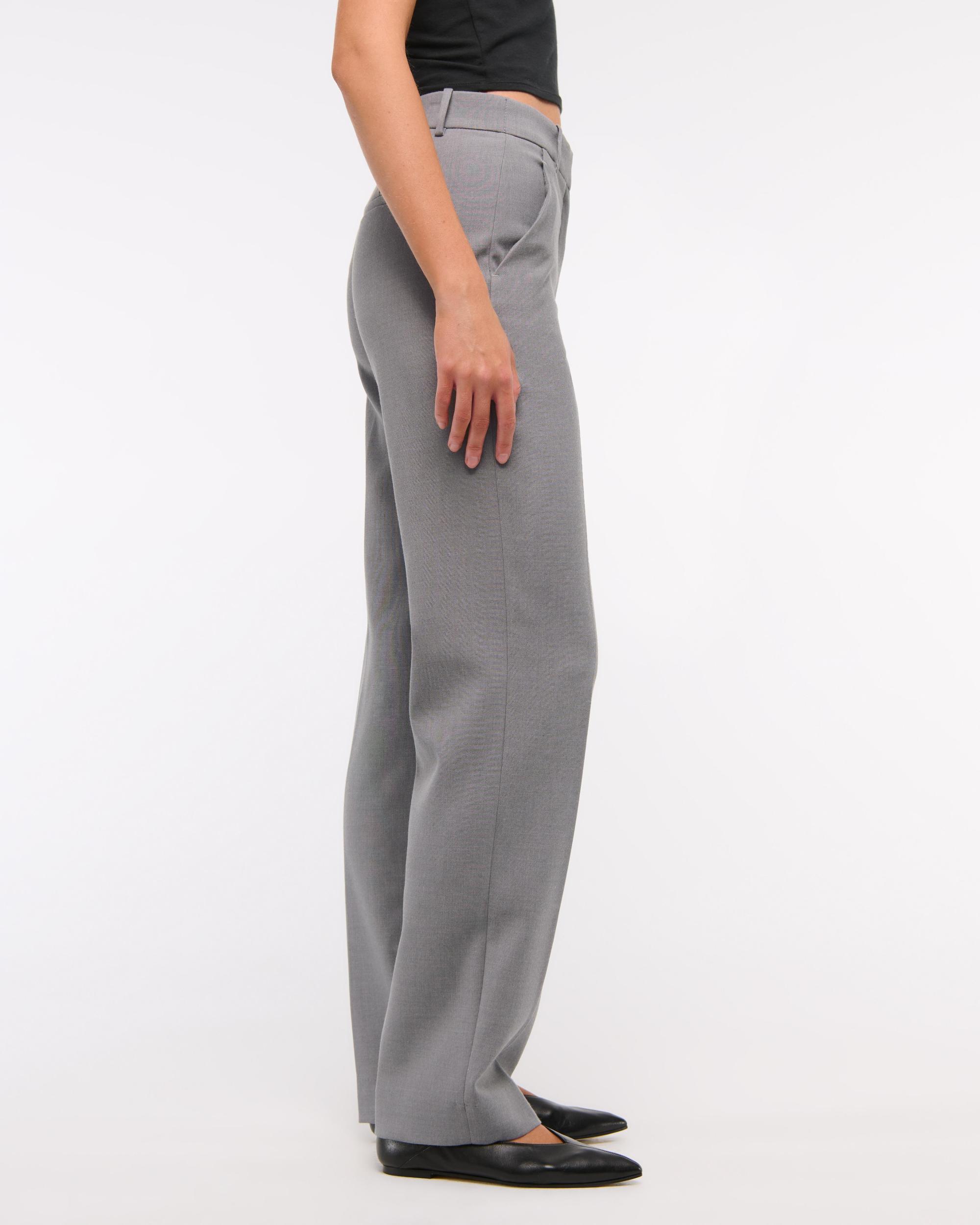 Low Rise Tailored Straight Pant Product Image