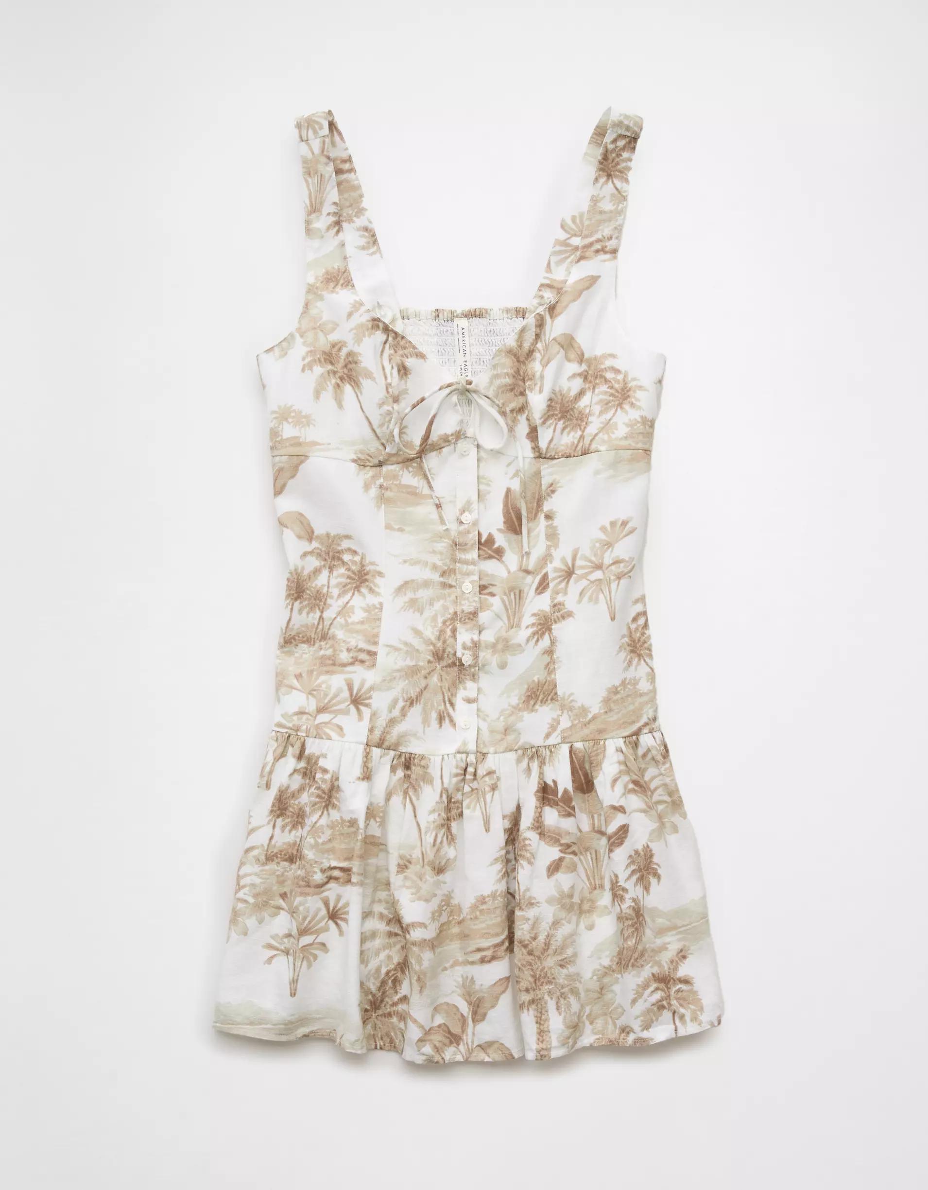 AE Drop Waist Corset Mini Dress Product Image