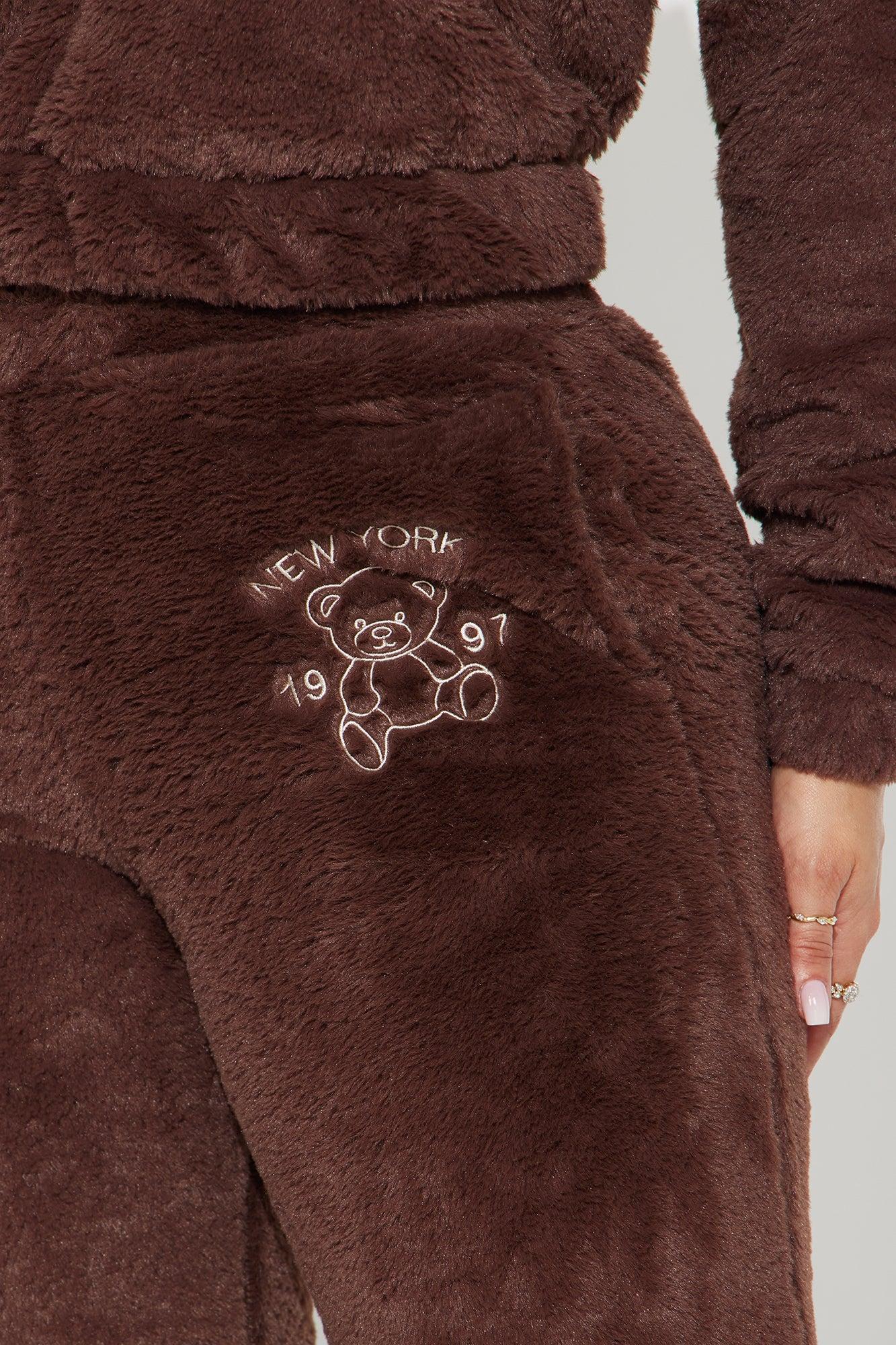 Beary In Love Jogger Set - Brown Product Image