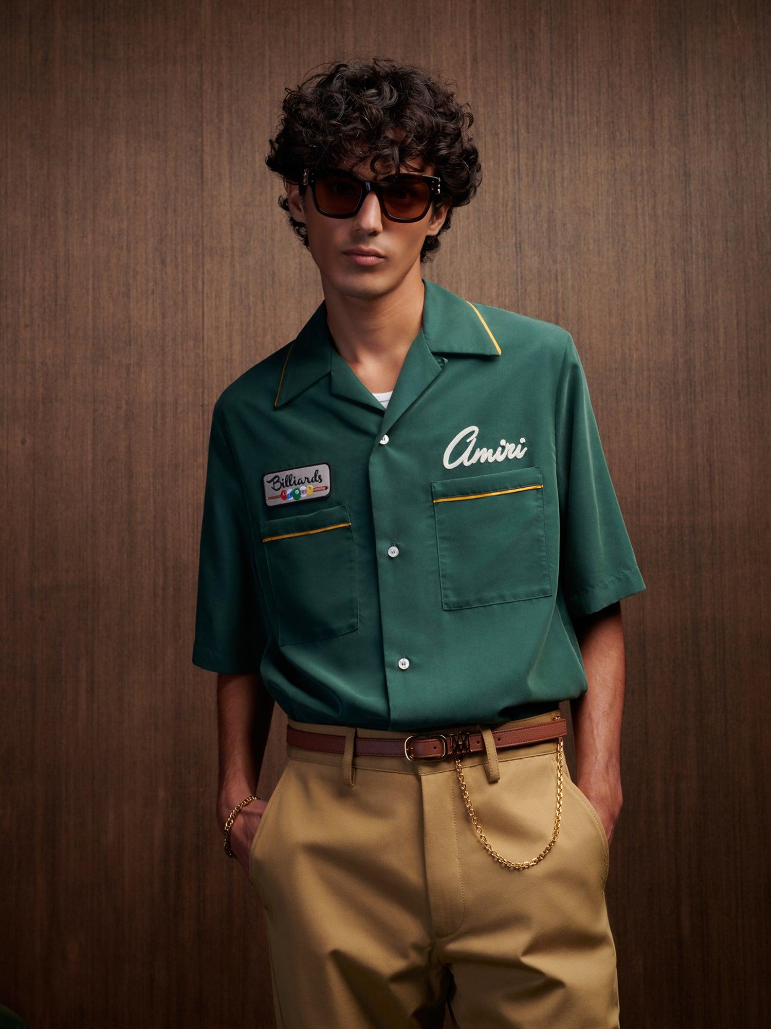 BILLIARDS CLUB CAMP SHIRT - Evergreen Product Image