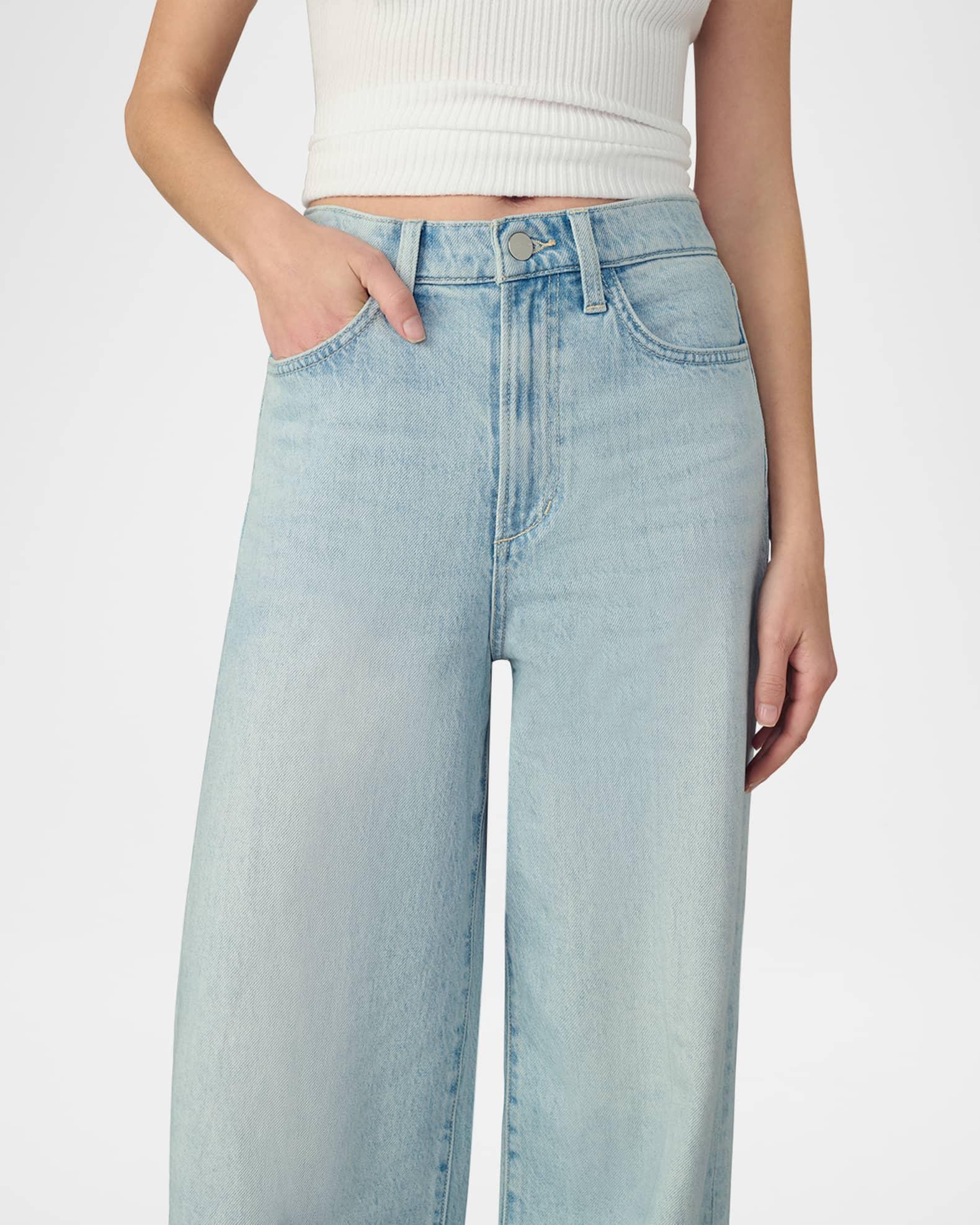 The Mia Petite Wide-Leg Jeans Product Image