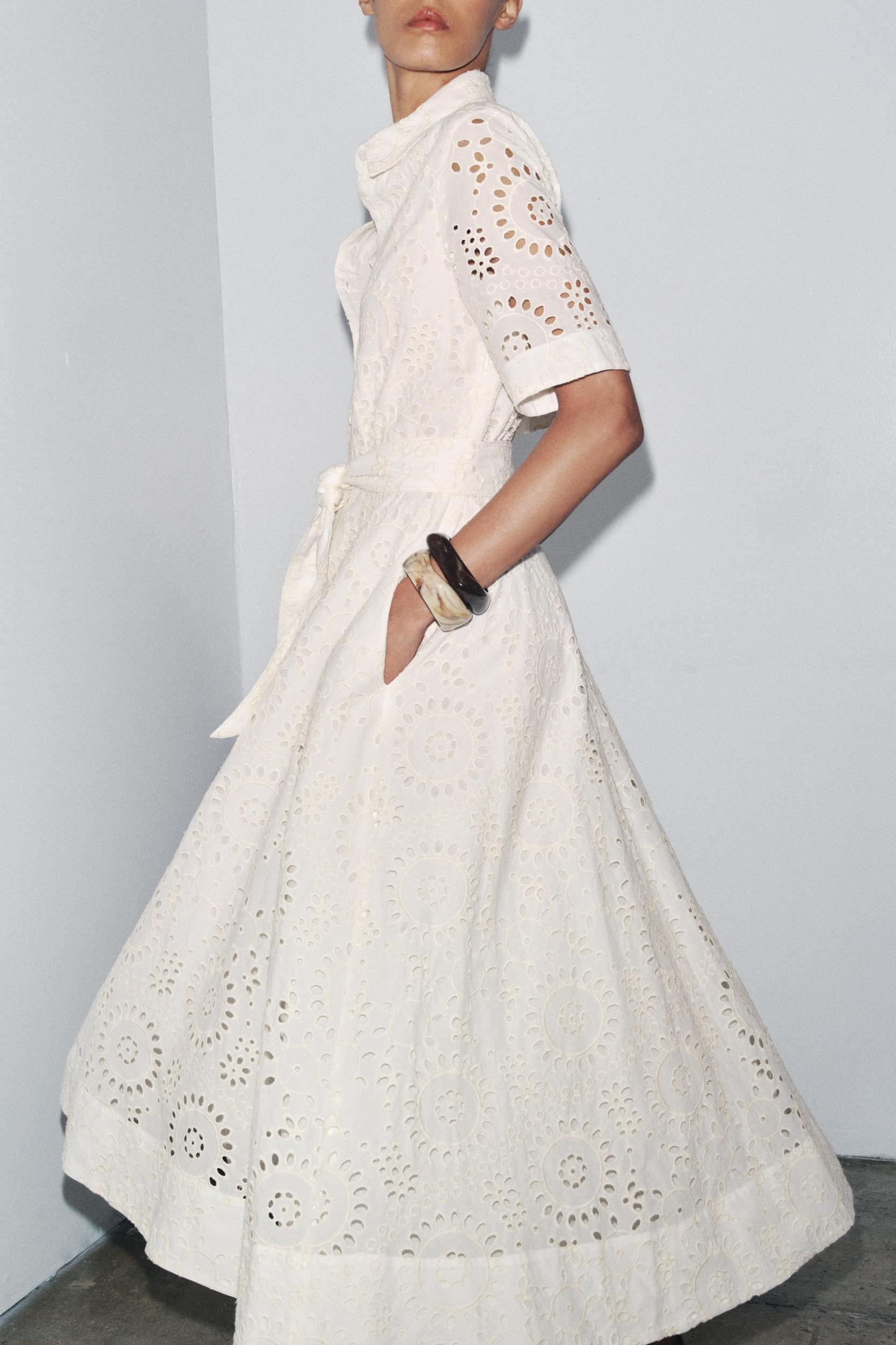 ZW COLLECTION EMBROIDERED SHIRT DRESS Product Image