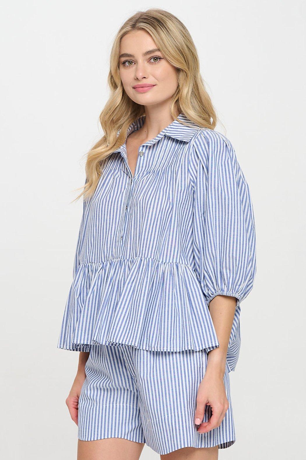 Aegean Stripe Top Product Image