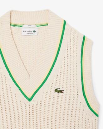 Crochet Effect Sweater Vest Product Image