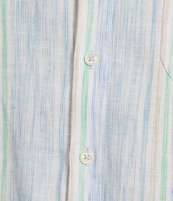 Tommy Bahama Barbados Breeze Sea Stripe Long Sleeve Woven Shirt Product Image