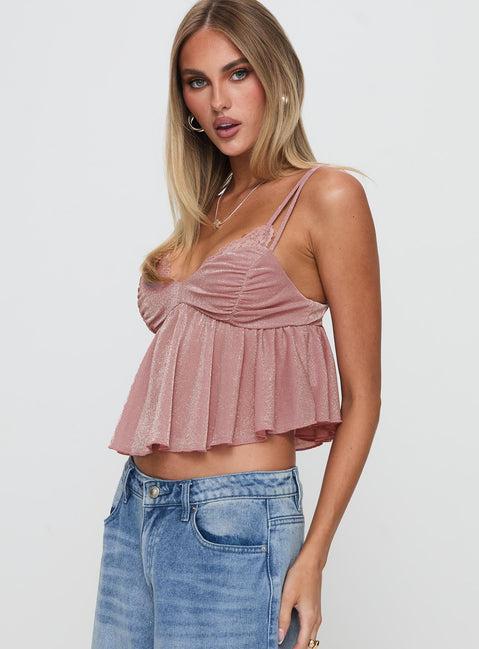 Corella Top Mauve Product Image