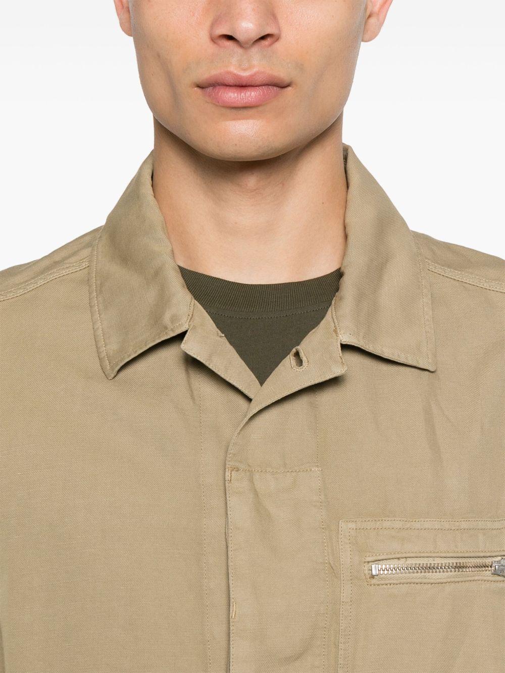 twill shirt jacket  Product Image