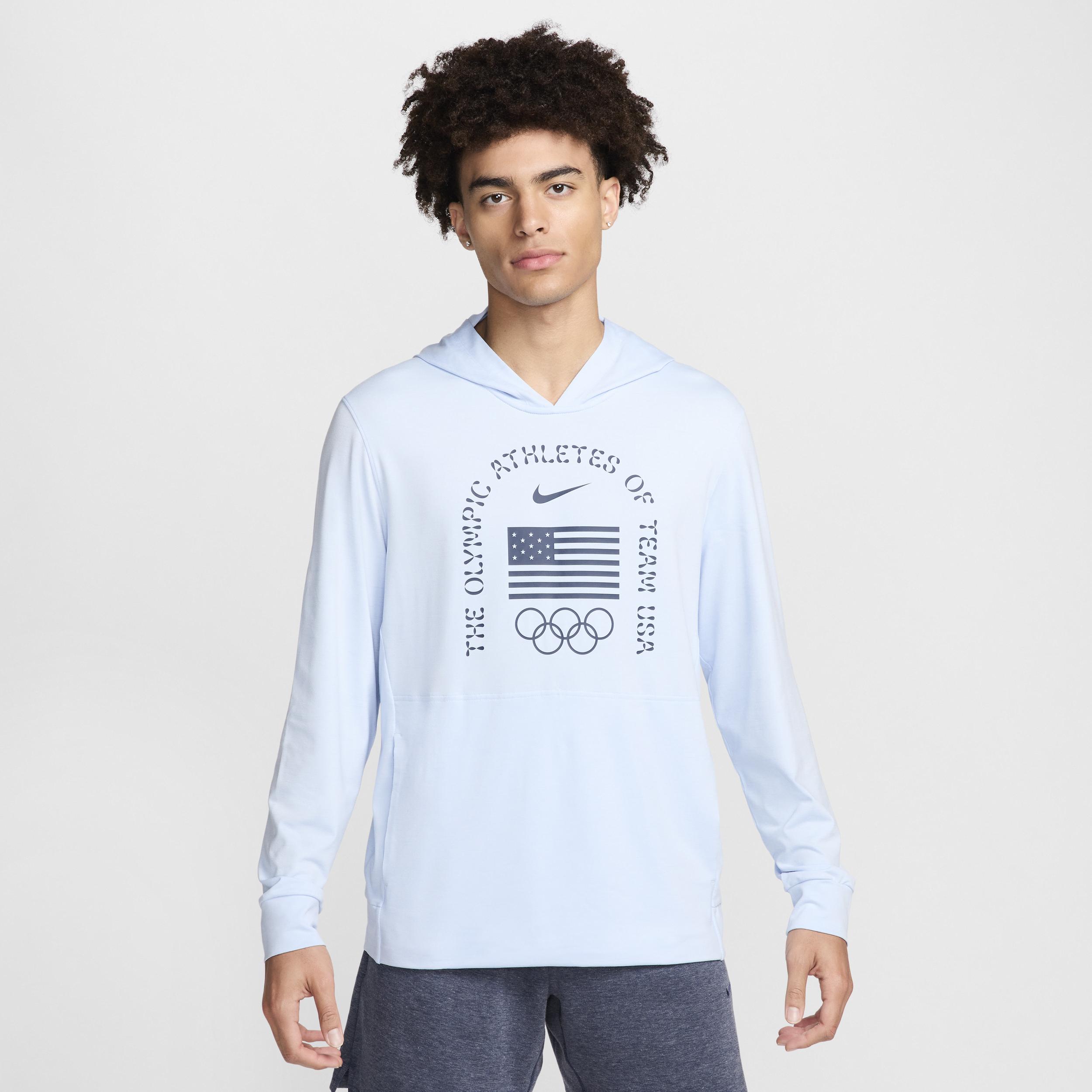 USA Restore Nike Men's Dri-FIT Yoga Lightweight Hoodie Product Image