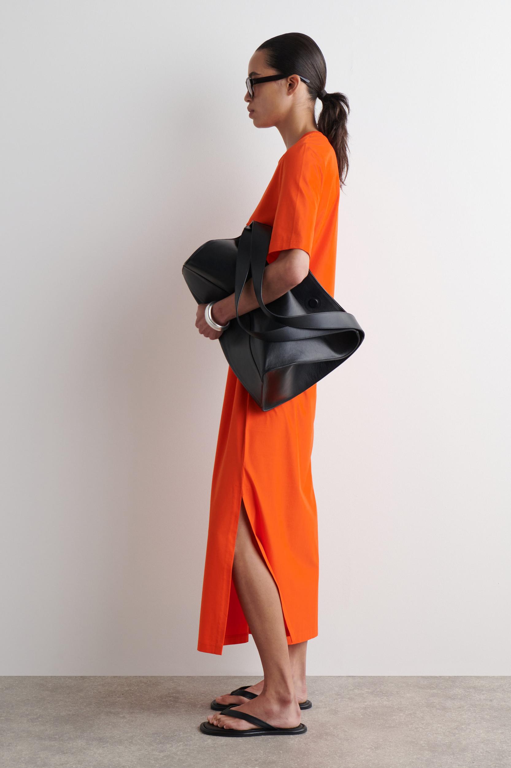 COTTON MIDI TSHIRT DRESS Product Image