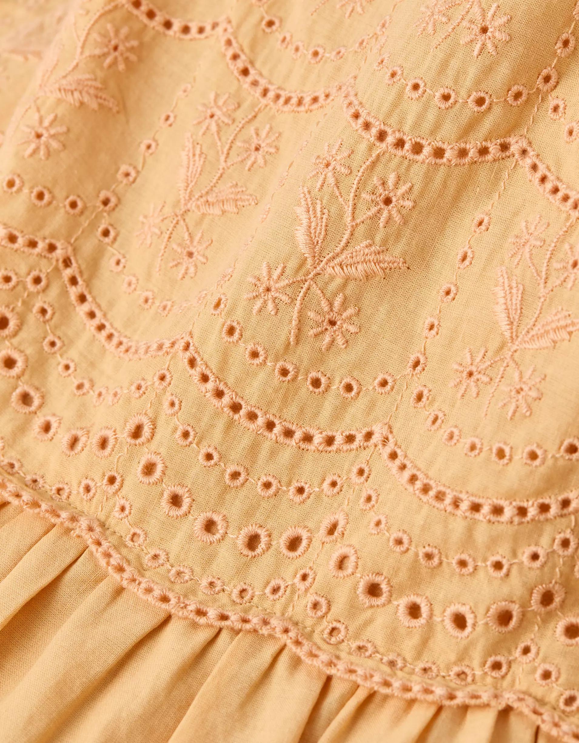 AE Scalloped Tiered Midi Dress Product Image