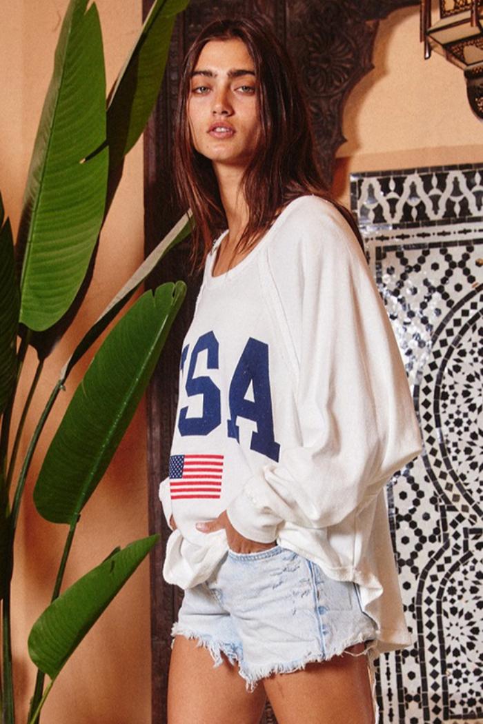 American Flag Top Product Image