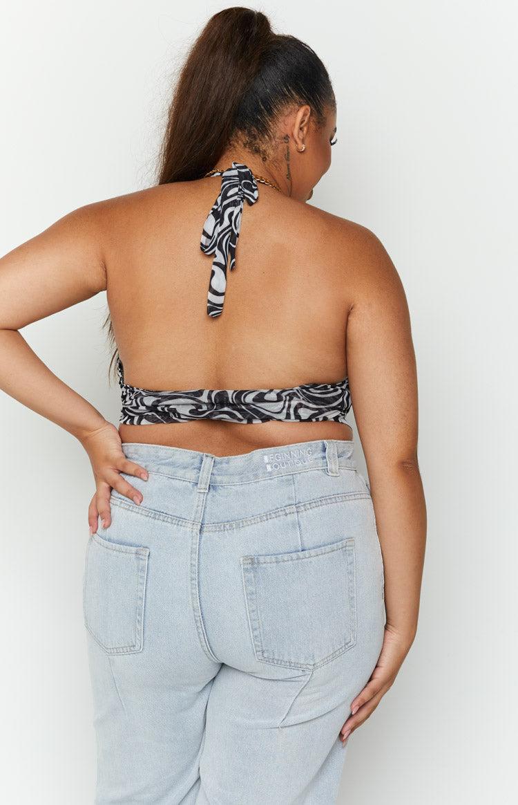 Wellington Mono Print Top Product Image