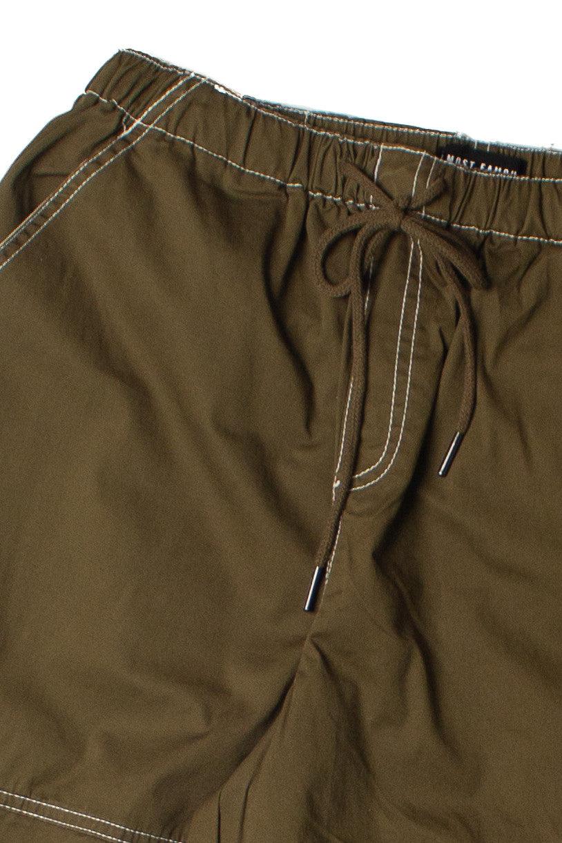 Olive Drawstring Cargo Joggers Product Image