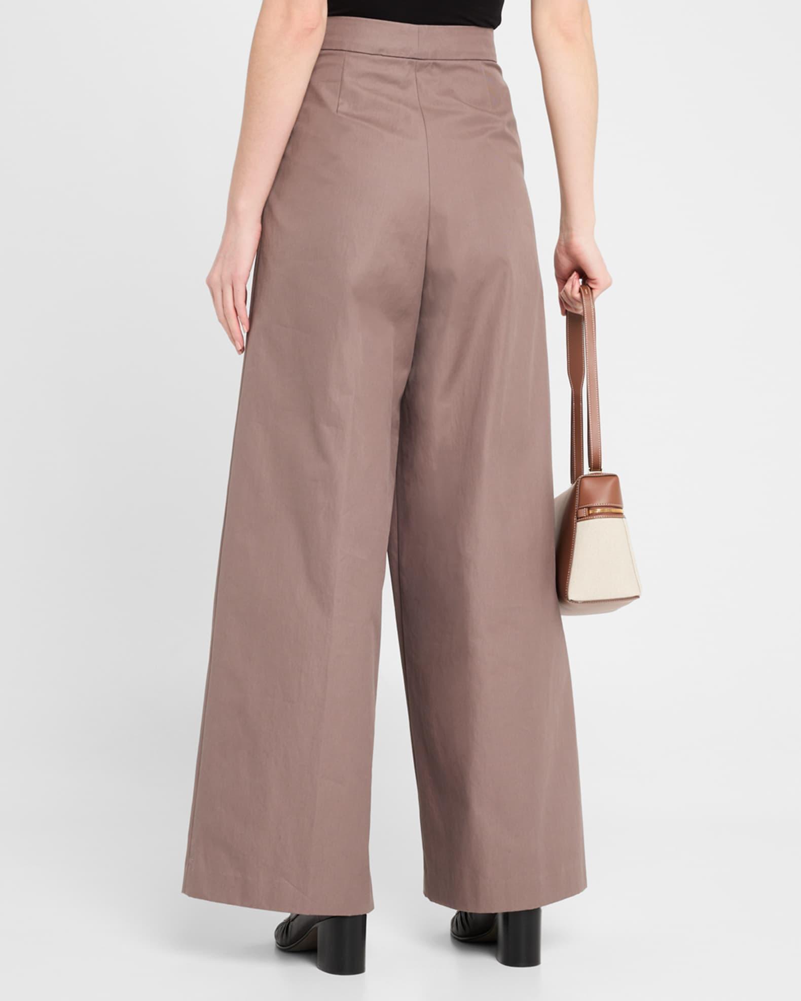 Pamplona Pleated Wide-Leg Pants Product Image