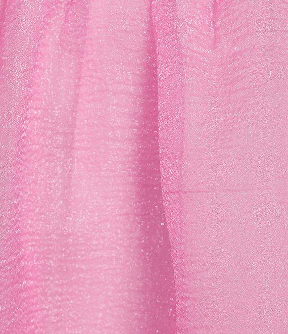 Allison & Kelly Square Neck Spaghetti Strap Pleated Tie Back Babydoll Dress Product Image