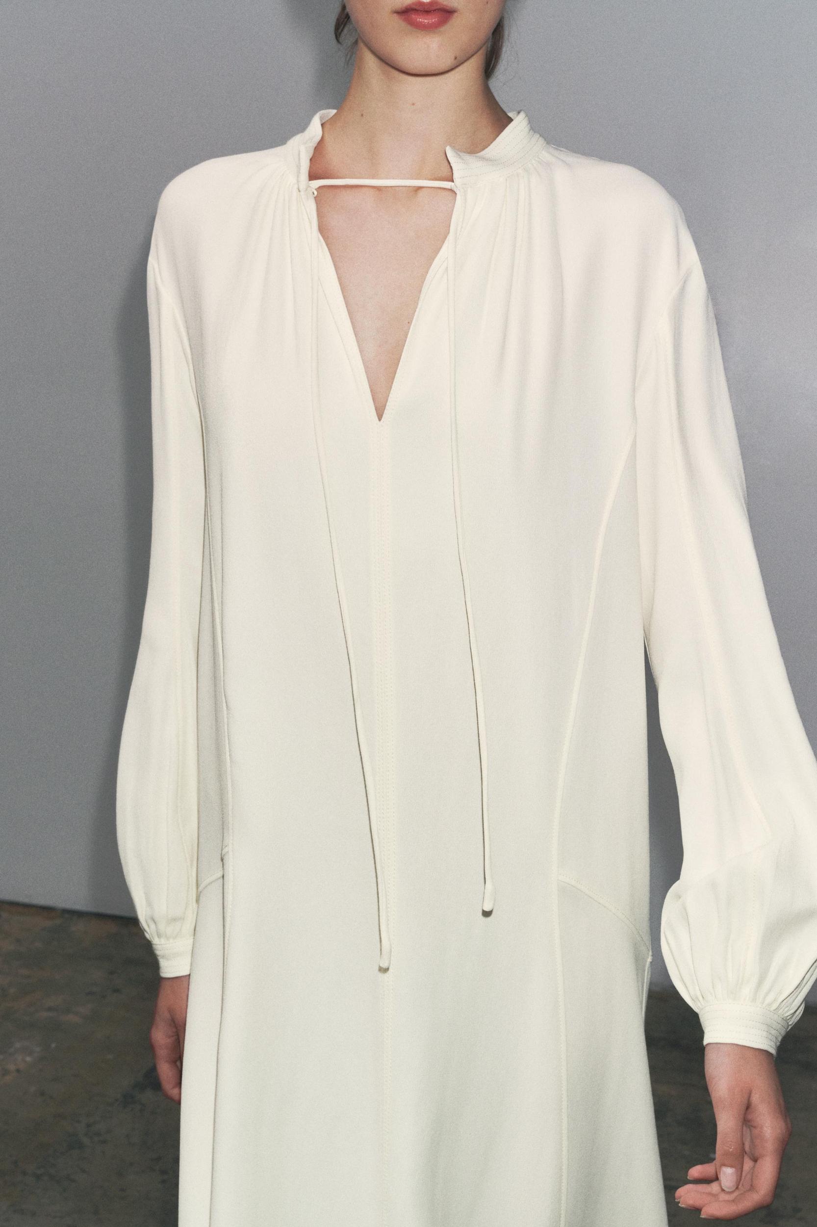 ZW COLLECTION DRESS WITH TIES Product Image