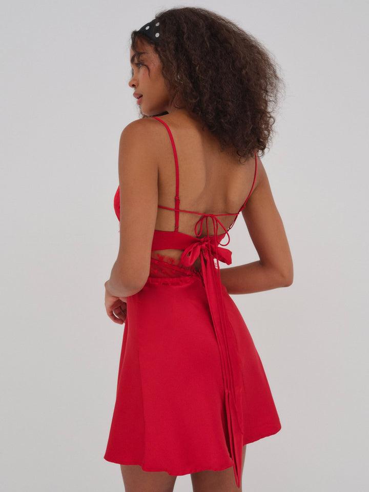 Val Mini Dress — Red Product Image