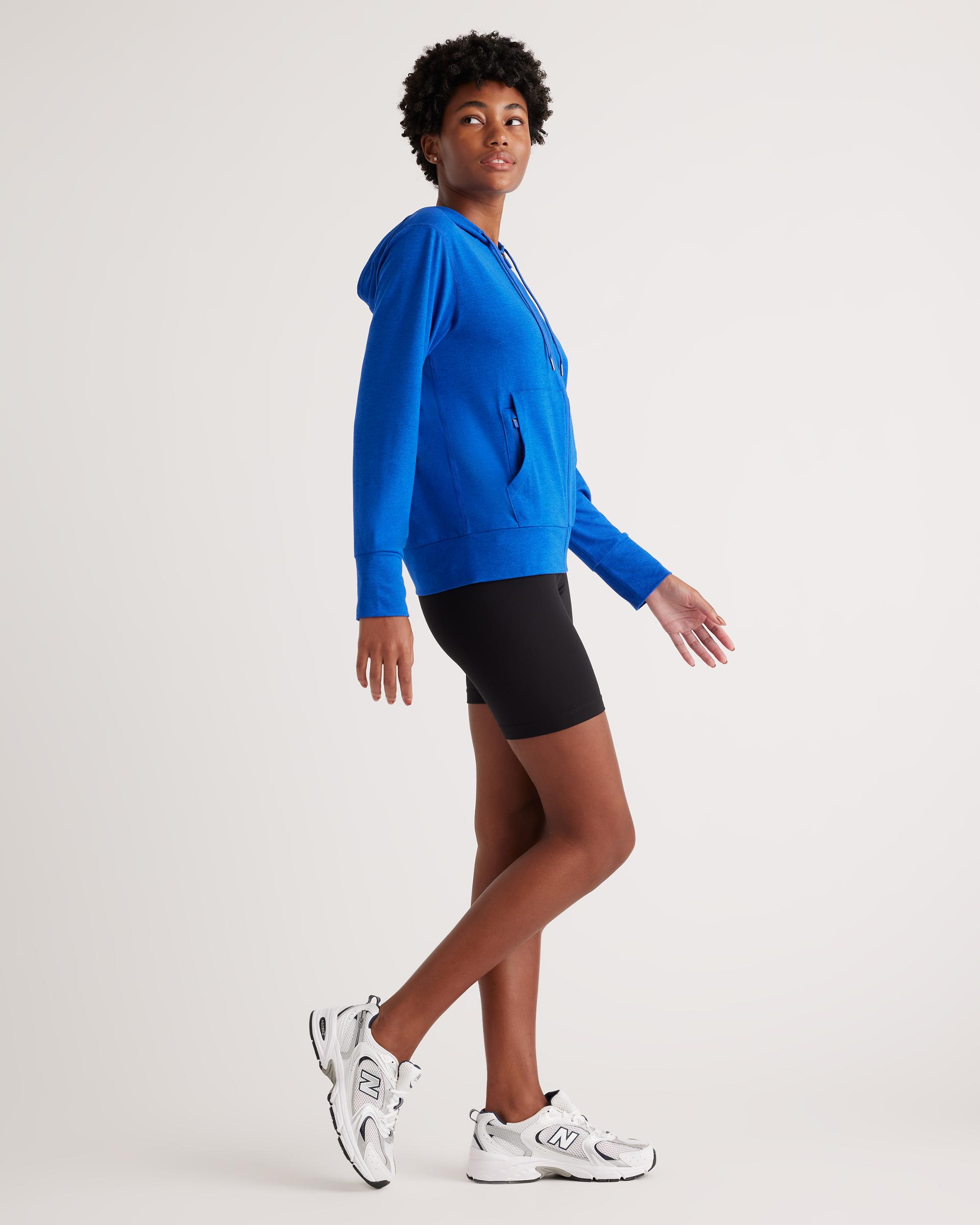 Quince | Women's Flowknit Full Zip Hoodie Size XL, Recycled Polyester Product Image