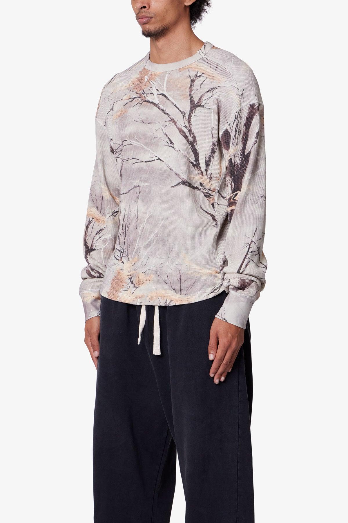 Washed Thermal L/S Tee - Snow Camo Product Image