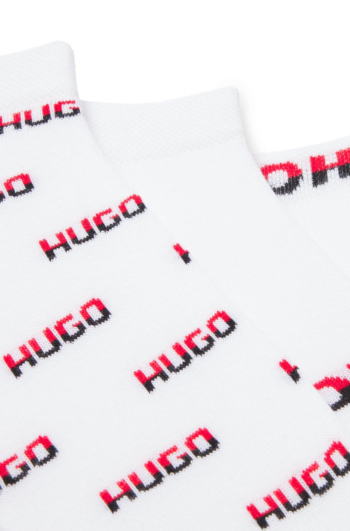 Three-pack of ankle-length socks with two-tone logos Product Image