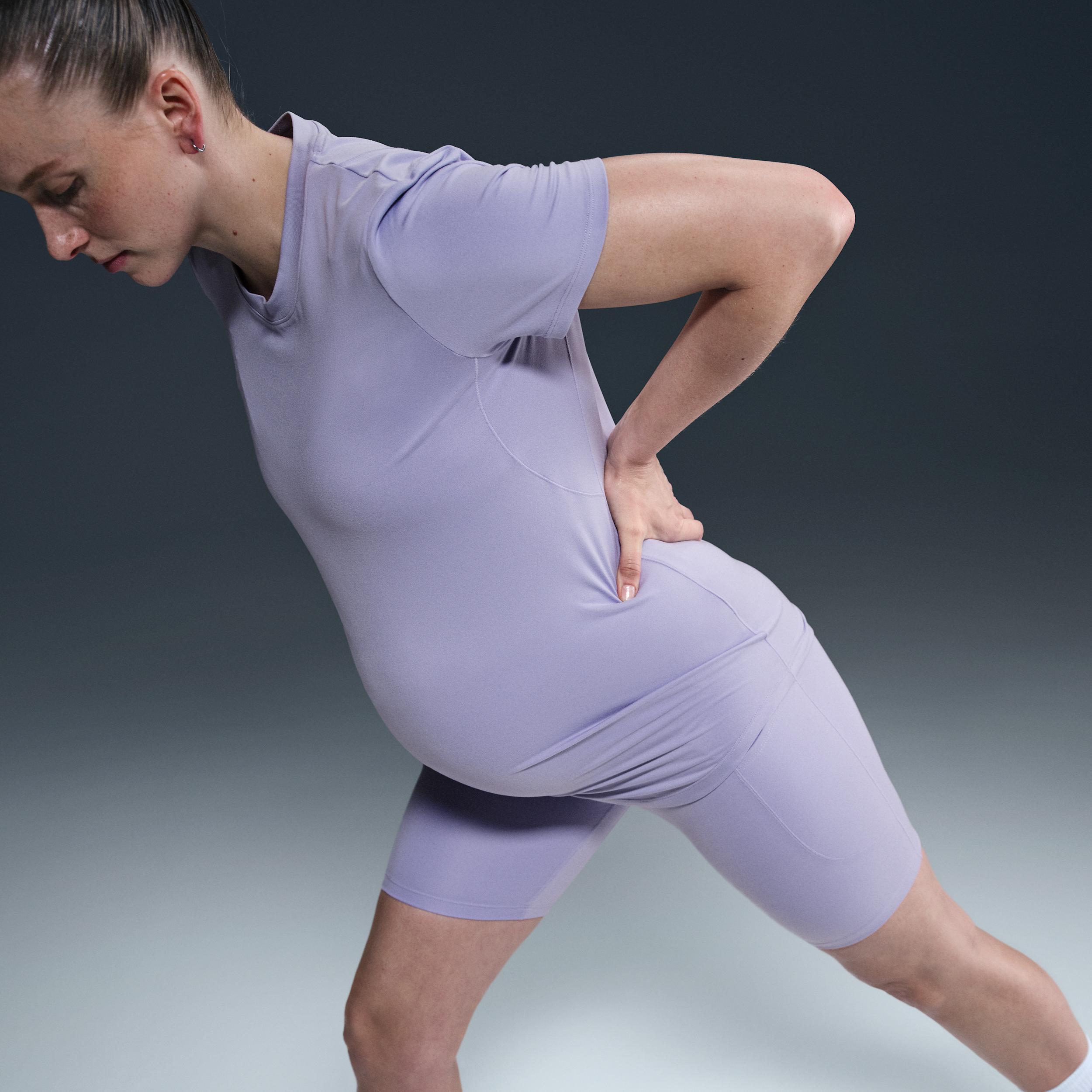 Nike Womens (M) One Dri-FIT Slim-Fit Short-Sleeve Top (Maternity) | FN5001-533 Product Image